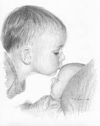 Baby Brothers Pencil Portrait By Mike Theuer Portrait Drawing Pencil Portrait Realistic Drawings