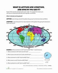 Longitude And Latitude Worksheets Fourth Grade Geography Worksheets Latitude And Long Social Studies Worksheets Social Studies Maps 7th Grade Social Studies