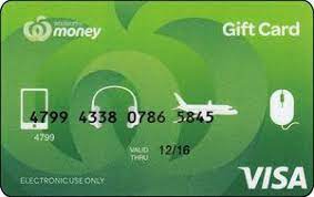 Enjoy the benefits of your visa gift card! Gift Card Green Woolworths Money Gift Card Visa Australia Woolworths Col Au Visawool 001 1216