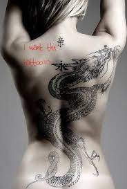 Best Dragon Back Tattoos Girls 1 Girl Back Tattoos Dragon Back Tattoo Girl Tattoos