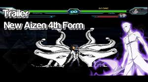 Enjoy this new version and the new characters! Trailer New Aizen 4th Form Bleach Vs Naruto Mugen By Kizuma Gaming