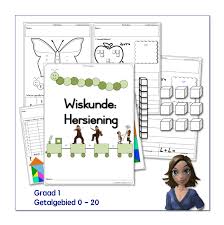 Graad 1 Wiskunde Hersieningswerk Julie Begin Graad 2 Simmetrie Telwerk Ken Die Getal Kombinasies Somme Data Ha Mathematics Combination Math Math Facts