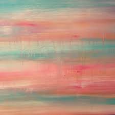 Coral Color Abstract Paintings Coral And Teal Abstract Coral Wallpaper Artsy Background Girl Nursery Colors