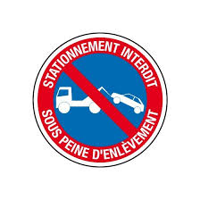 Achat panneau de stationnement interdit en pvc. Panneau Stationnement Interdit Sous Peine Enlevement Expograph