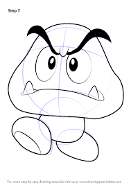 I would heartily recommend youtube, there are some great tutorials on many different styles of characters, from anime to caricatures. Step By Step How To Draw Goomba From Super Mario Drawingtutorials101 Com Mario Art Drawings Character Design