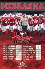 Older folks recognize what nebraska was, but that's past tense. 2019 Nebraska Legacy Schedule Poster