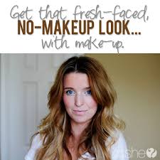 get that fresh faced no makeup look