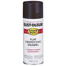 Rust Oleum Stops Rust Flat Black Spray Paint Net Wt 12 Oz In The Spray Paint Department At Lowes Com