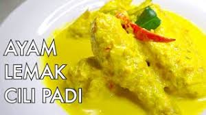 Bila dia bercerita cara bondanya memasak masak lemak cili padi ayam menyebabkan saya menelan nelan air liur. Ayam Masak Lemak Cili Padi Easy Malay Chicken In Spicy Yellow Coconut Cream Youtube