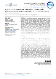 Menurut risma, kebijakan lockdown tidak bisa diterapkan di indonesia karena kondisi finansial masyarakatnya juga berbeda dengan di luar negeri. Pdf Kajian Geografi Ekonomi Studi Kasus Kondisi Sosial Ekonomi Masyarakat Suku Bajo Di Popayato Gorontalo