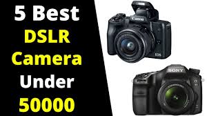 Top 5 Best Dslr Camera Under Rs 50000 In India 2020 Best Dslr Camera For Beginners Under Rs 50 000 Youtube As the price margin between point and shoot cameras and dslrs have reduced over time, dslrs have gained popularity in the market because of their wide range of features, manual controls and better picture quality.