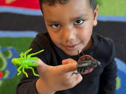 Auggie Grand from Long Island visited a PreK Class to read his book, Max  and the Milkweed.