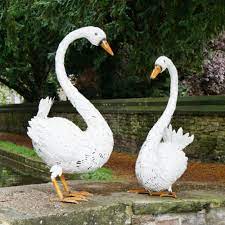 A wide variety of outdoor swan statue options are available to you, such as resin. Swan Statue Animal Statues Garden Ornaments Outdoor Ornaments