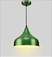 This botanical light has a square box feature to frame a glass potted plant, a great fresh accompaniment for a cafe, or any green home. Buy Lycor Aluminium Hanging Pendant Ceiling Lights Lamp For Home Decoration 10 Large Size Shade Led 18w Green Online At Low Prices In India Amazon In