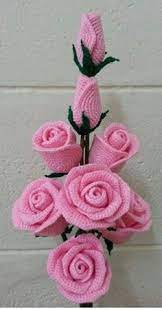 Gorgeous Crochet Roses Diagram Crochet Flower Tutorial Crochet Rose Crochet Plant