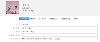 Credits This Is How They Appear Correctly On The Streaming Services Igroove Push Your Music
