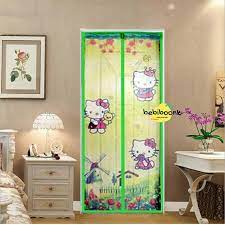 Jakarta/surabaya, indonesia menjual secara online beraneka macam barang fancy hello kitty, doraemon, pooh, dll. Blooming Tirai Magnet Anti Nyamuk Motif Hello Kitty Lazada Indonesia