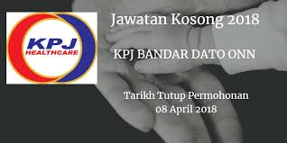We are in search of remarkable people to join us in exploring and discovering better energy solutions together. Jawatan Kosong Kpj Bandar Dato Onn 08 April 2018 Jawatan Kosong Johor