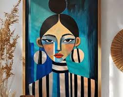 Daisy: Self-portrait From DIVERSITY Series, Original Art, Fine Art Print,  Abstract, Colorful, Wall Art, Home Decor, Asian by Daisy Nguyen