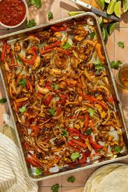Easy Sheet Pan Chicken Fajitas