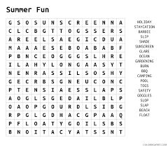 Download this free printable word search puzzle and start solving! Word Searches Coloring Pages Educational Summer Fun Printable 2020 2159 Coloring4free Coloring4free Com