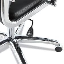 Neratoli series slim profile guest chair, black soft leather, chrome frame. Alera Neratoli High Back Slim Profile Chair Supports Up To 275 Lbs Black Seat Black Back Chrome Base Alera Alenr4119