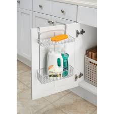 Professional organizer jeffrey phillip is on the same page. This Over The Cabinet Door Organizer Basket Is The Perfect Way To Store Cleaning Supplies Wall Mounted Kitchen Storage Kitchen Organization Diy Kitchen Storage