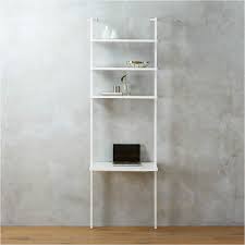 Crisp and clean, our freestanding ladder desk is a progressive approach that combines modern design with classic functionality. Stairway White Ladder Desk Reviews Cb2