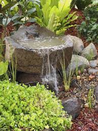 From whimsical fountains to quiet pools, now's the time to quench your thirst for the hottest garden water feature around. Inspiring Small Garden Water Features Ideas Garden Water Fountains Water Features In The Garden Waterfalls Backyard