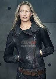 Buy Olivia Dunham Fringe Biker Jacket Fringe Leather Jacket Leather Jackets Women Celebrity Jackets