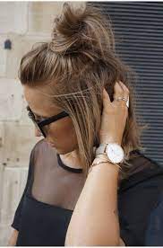 6 Looks All Girls With Medium Length Hair Should Try Her Campus Short Hair Styles Short Hair Bun Hair Styles