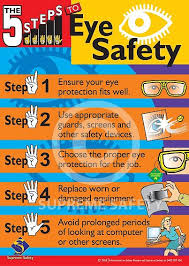 September Is Home And Sports Eye Safety Month Rule 1 Wear Appropriate Safety Eyewear At All Times Eye Safety Health And Safety Poster Health And Safety