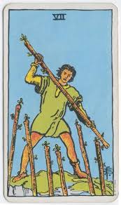 Que Significa El 7 De Bastos En El Tarot Siete De Bastos Https Www Tuangeldelaguarda Com Siete De Bastos Tarot Tu Angel De La Guarda Tarot Y Tarot Vis Arcanos Menores Tarot Lectura De Tarot