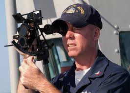 ملف:US Navy 031025-N-8955H-005 Quartermaster 2nd Class Martineau, from Ft.  Lauderdale, Fla., uses a sextant to shoot the sun line from the port bridge  wing of USS Blue Ridge (LCC 19).jpg - ويكيبيديا