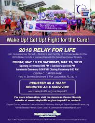 If you haven't registered yet, please go to. Relay For Life Event Calendar City Of Fort Lauderdale Fl