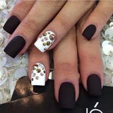 Black And White Nail Art Design 50 Best Black And White Nail Designs Stayglam White Nail Designs White Nails Matte Nails Design