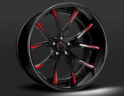 Black And Red Truck Rims 20 Inch Lexani Custom Luxury Wheels Wheel Gallery Sport Series Wheel Rims Custom Wheels Rims For Cars