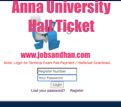 No candidates will be allowed to enter the examination hall. Anna University Hall Ticket 2021 Download Ba Bsc Bcom Semester Exam