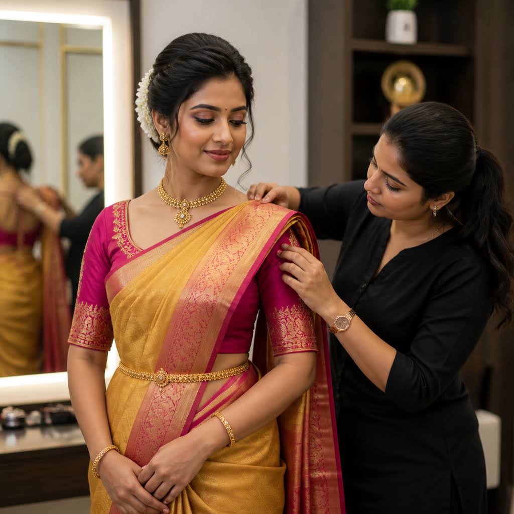 Saree Draping in Pallikaranai product image