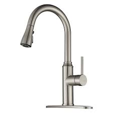 Choose from contactless same day delivery, drive up and more. Kitchen Faucet Pull Down Arofa A01ly Commercial Modern Single Hole Single Handle High Arc Stainless Steel Brushed Nickel Kitchen Sink Faucets With Pull Out Sprayer Amazon Com