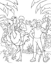 Swiss Family Robinson Coloring Page Coloring Pages Swiss Family Robinson Camping Coloring Pages