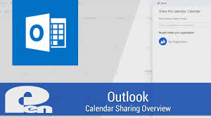 Outlook Calendar Sharing Overview Office 365 Youtube