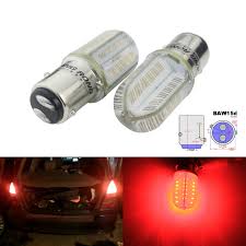Angrong 2x 567 Pr21 5w Baw15d Red Cob Led Bulbs Rear Tail Brake Stop Light Lamp 12v For Ford Signal Lamp Aliexpress