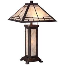 Madison Mission Style Mica Table Lamp 2h954 Lamps Plus Tiffany Style Table Lamps Lamp Table Lamp