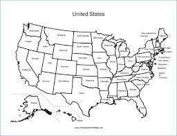 Blank map of us indicates the outer boundary and the overall shape of the country. States Map Blank Map Powerpoint Template Free Printable Map Collection