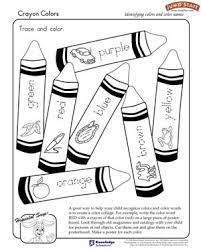 Fill muffin tins with the pieces of crayons. Crayon Colors Coloring Worksheets For Kindergarten Jumpstart
