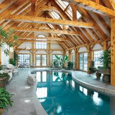 Very Impressive Indoor Pool I Imagine This Space Decorated With Potted Orange Lemon And Grapefruit Trees The Dream Pool Indoor Indoor Pool Pool Houses