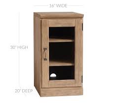 Heavy glass doors with gun metal finish prima hinges & locks. Printer S 16 Glass Door Cabinet Pottery Barn
