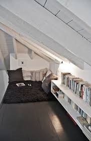 44 Cozy Nooks You Ll Want To Crawl Into Immediately Attic Bedroom Small Small Attic Room Attic Bedroom Designs