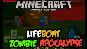 Find your favorite project for playing with your friends! Zombie Apocalypse In Lifeboat Minecraft Pe Server Gameplay Lifeboat Youtube